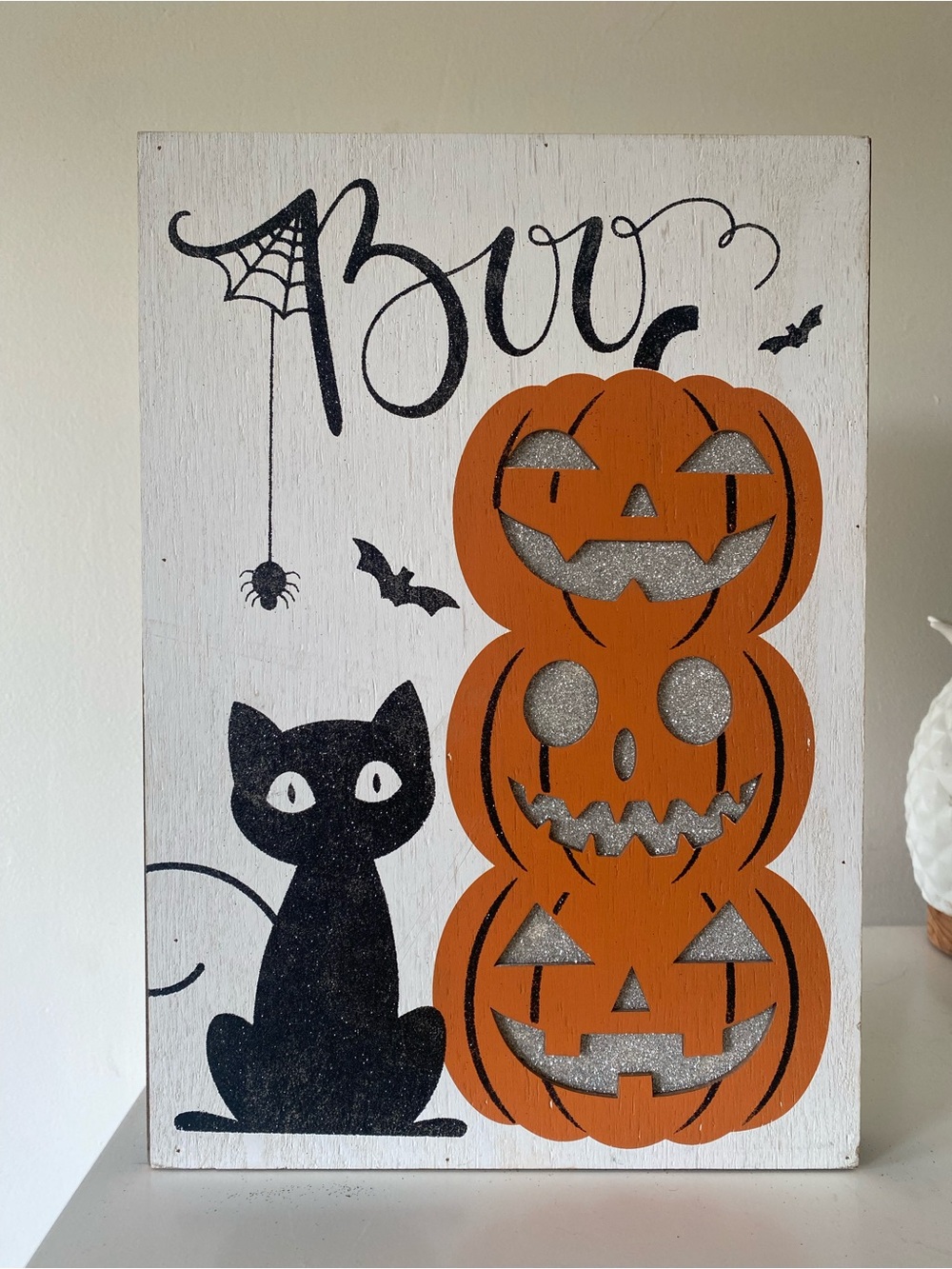 Halloween Wood Plaque Decor